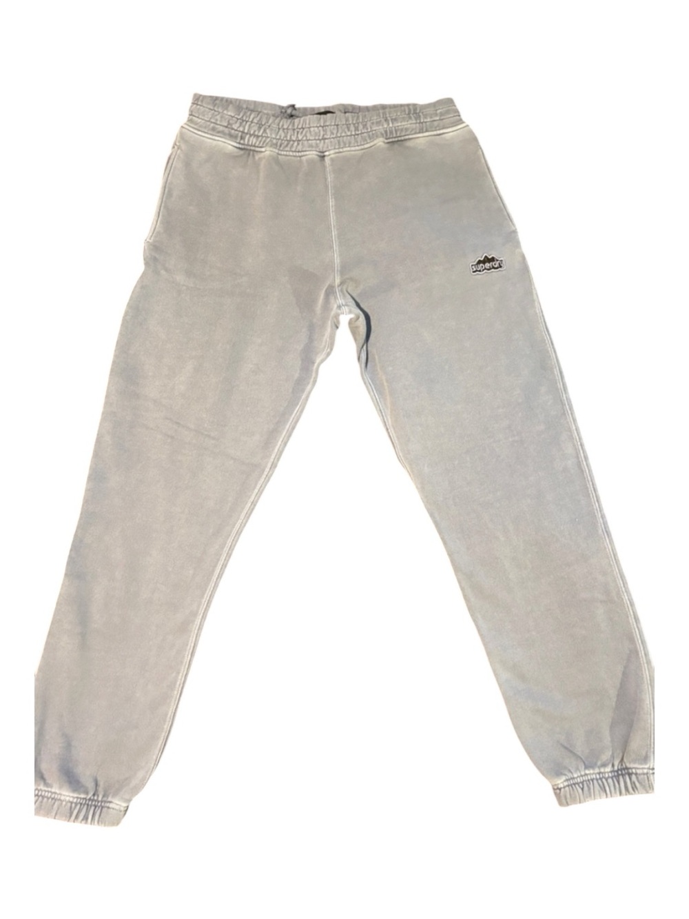 Superdry Light Blue Kids Velour Joggers